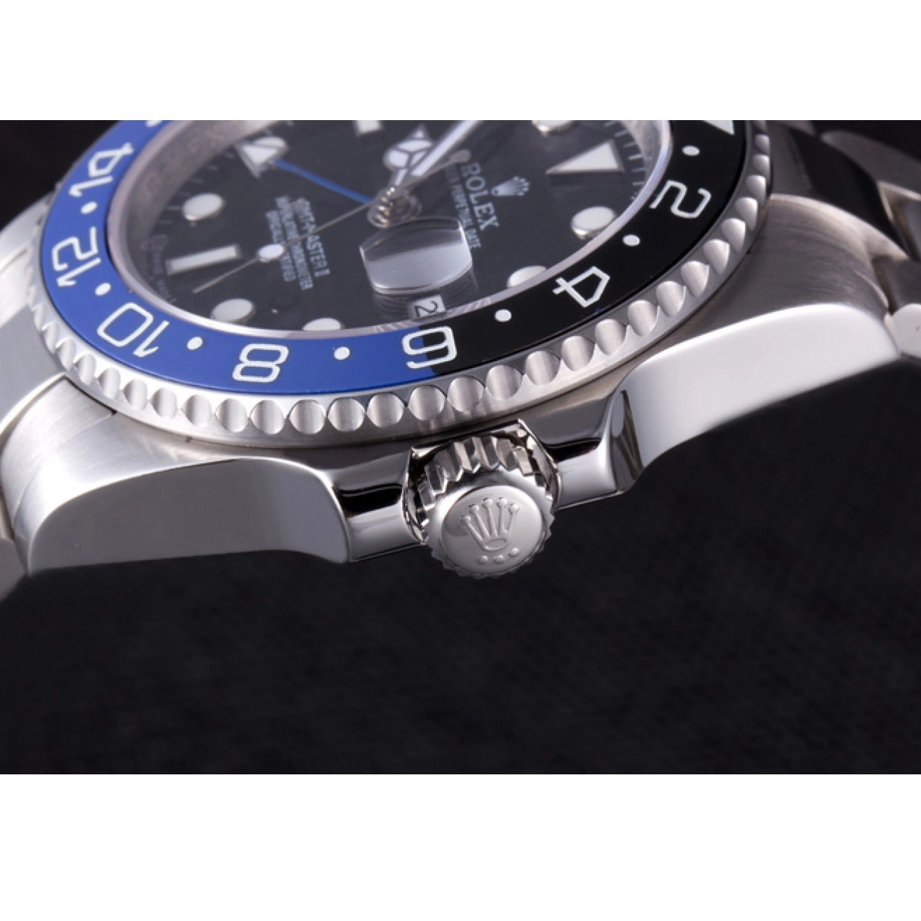 MiroTime 0807 Rolex GMT Master II Oyster Collection Brushed Stainless Steel Band 621492